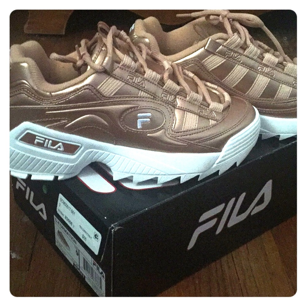 Rose gold filas